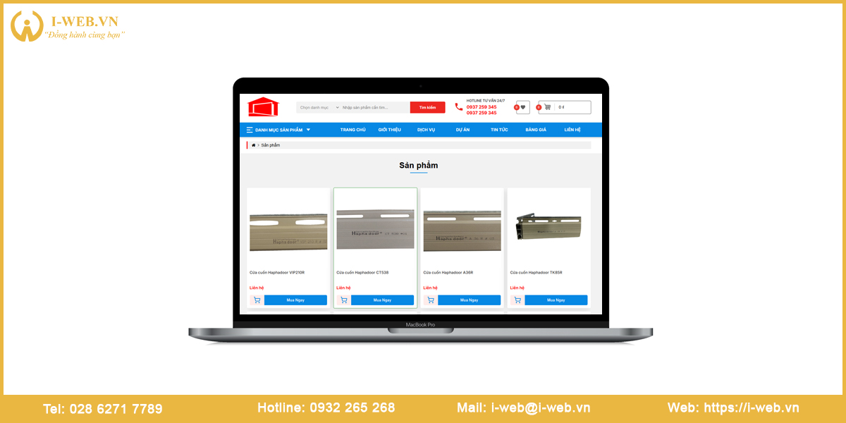 Mẫu thiết kế website Vĩnh Long