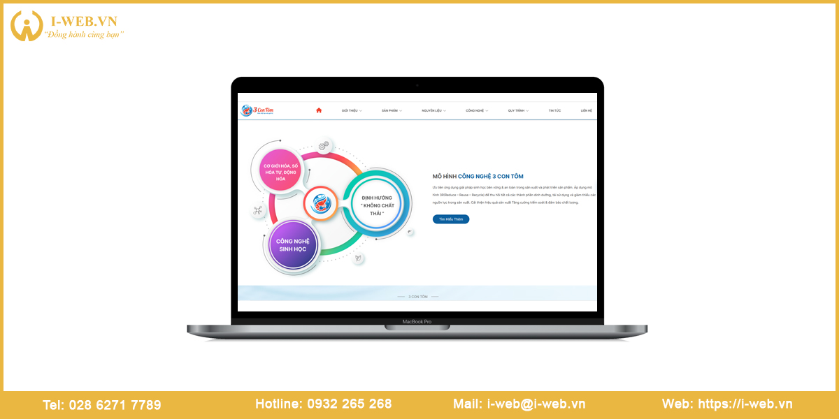 Mẫu thiết kế website Vĩnh Long