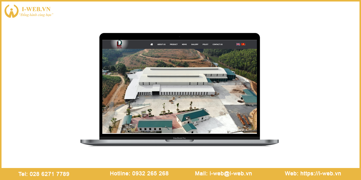 Mẫu web xuất nhập khẩu