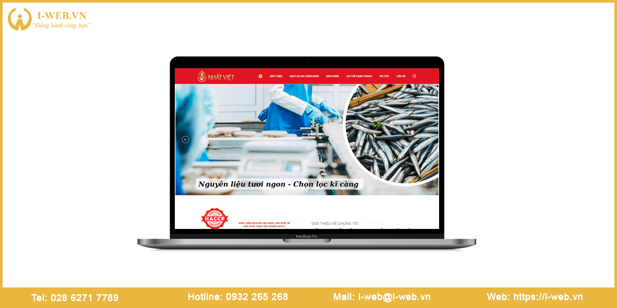 Mẫu thiết kế web xuất nhập khẩu