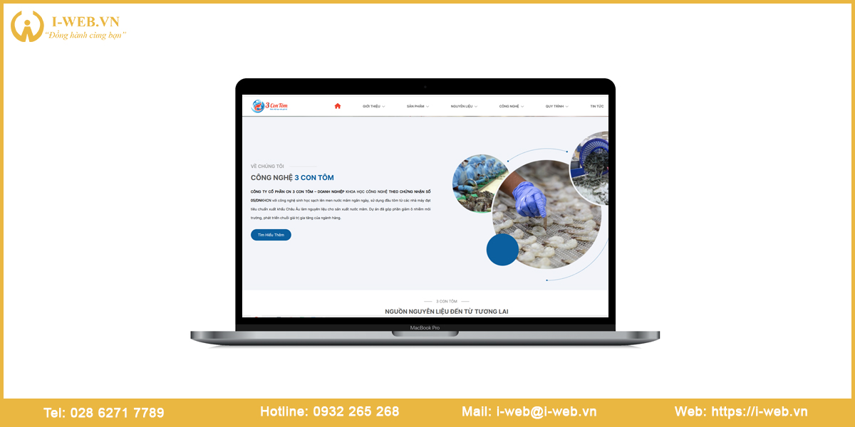 Mẫu thiết kế web xuất nhập khẩu