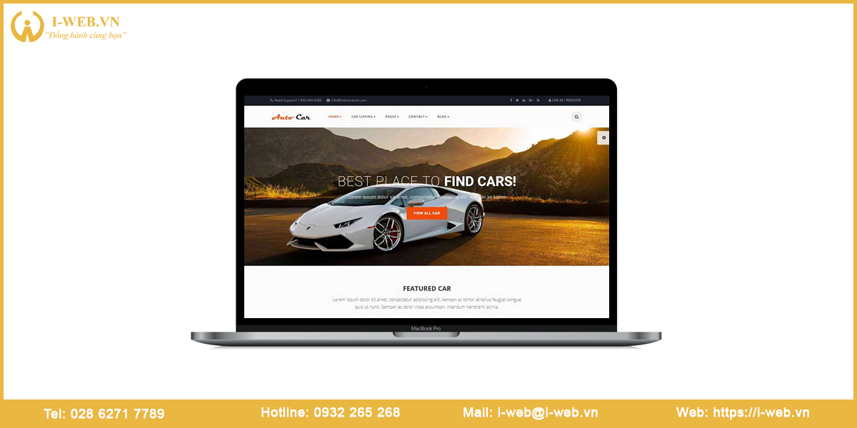 Quy trình thiết kế web ô tô