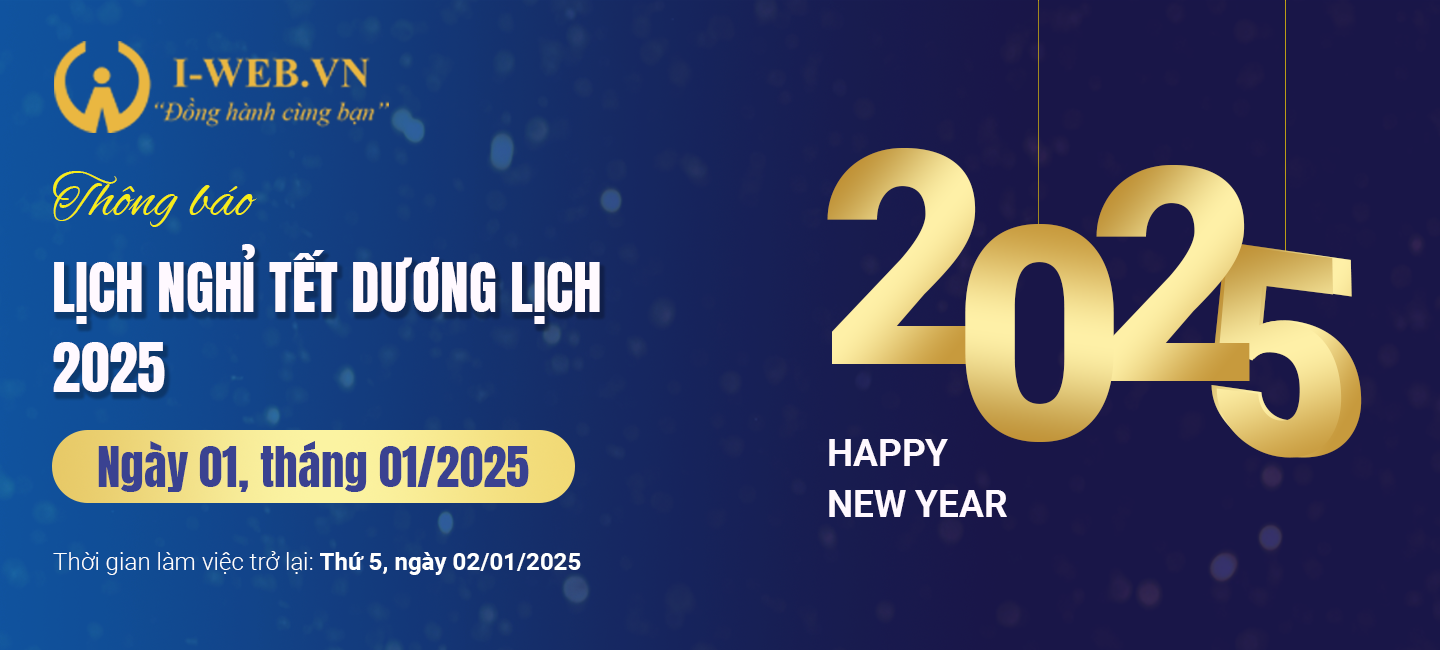 Lịch nghỉ tết Dương Lịch 2025 I-WEB