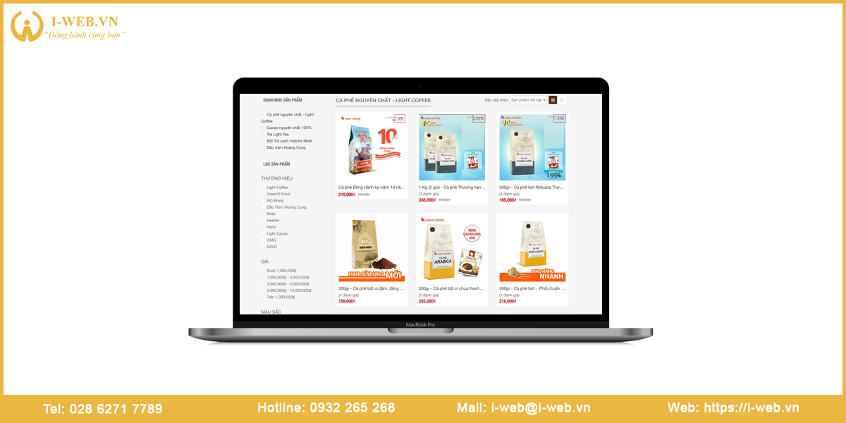 Tác dụng web cafe