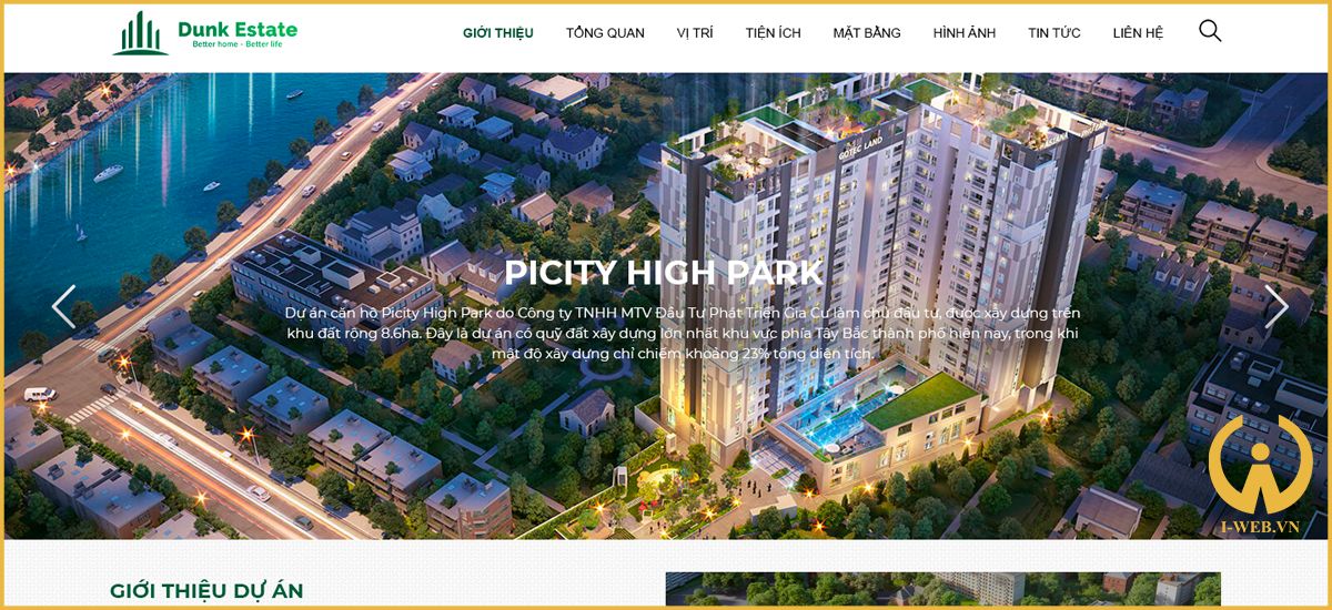thiết kế landing page bds