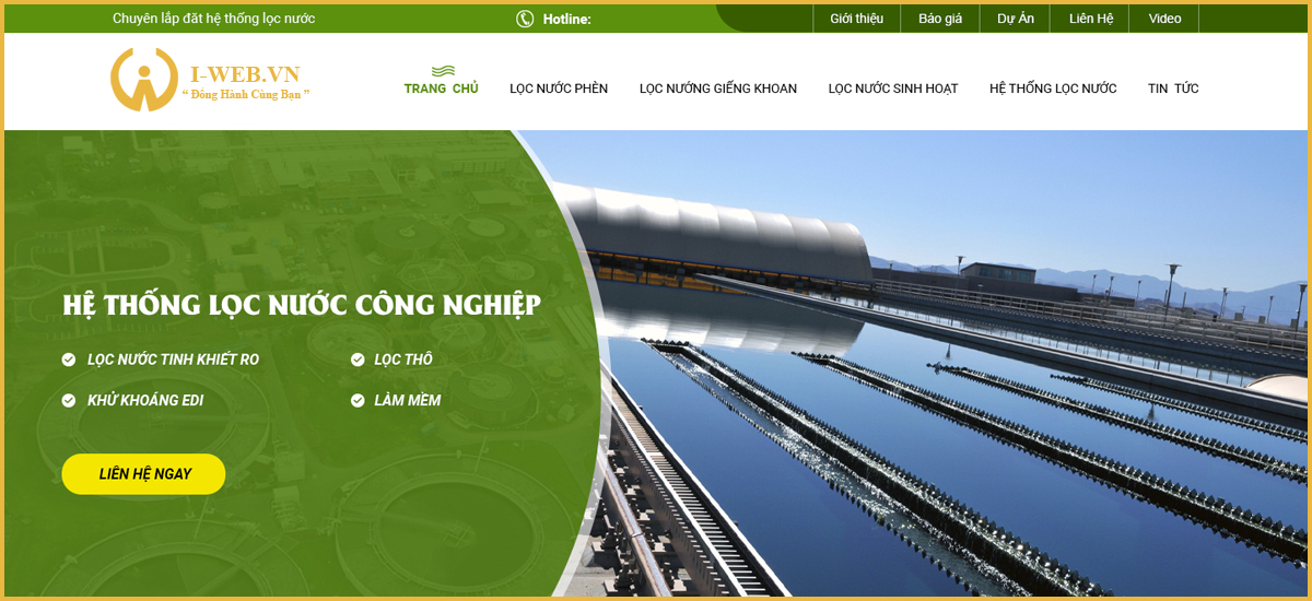 thiết kế website bán máy lọc nước