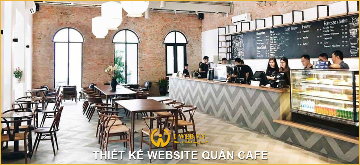 thiết kế web quán cafe