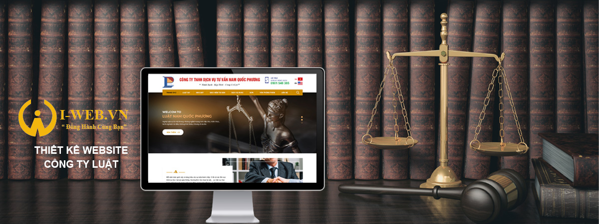 thiết kế web công ty luật