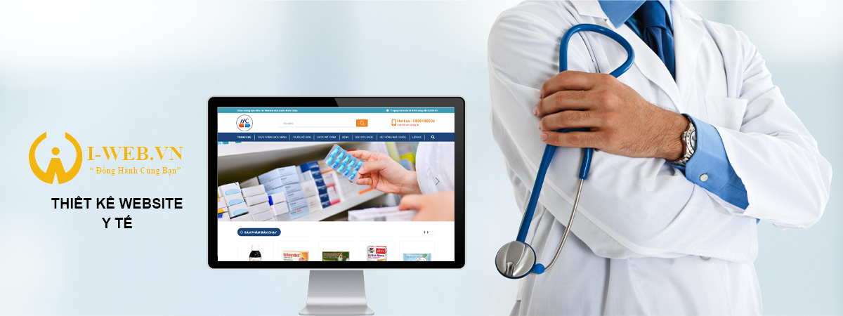 Lợi ích thiết kế web y tế