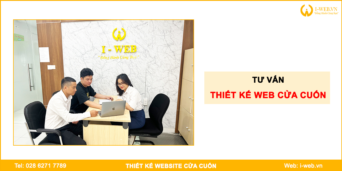 Tư vaans thiết kế web cửa cuốn