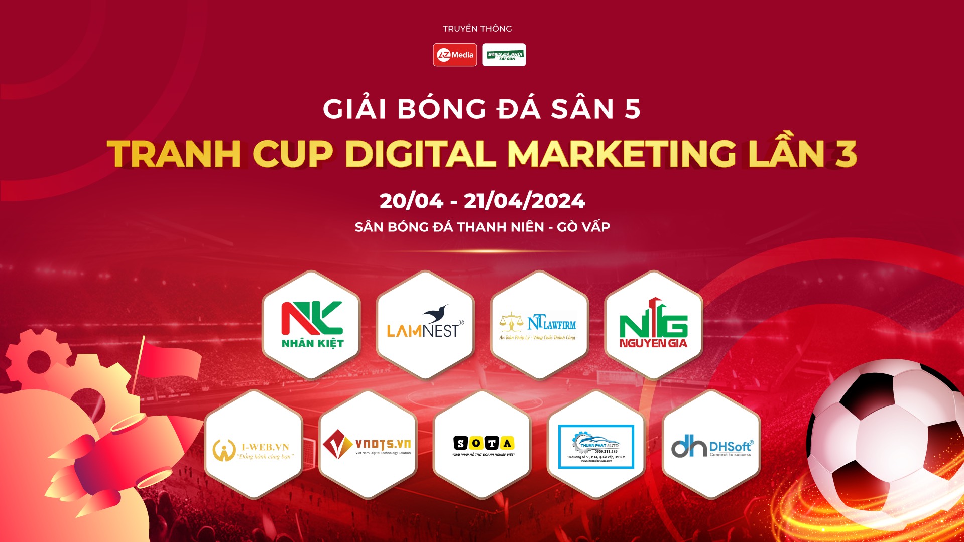 Giải bóng đá Digital Marketing Lần 3